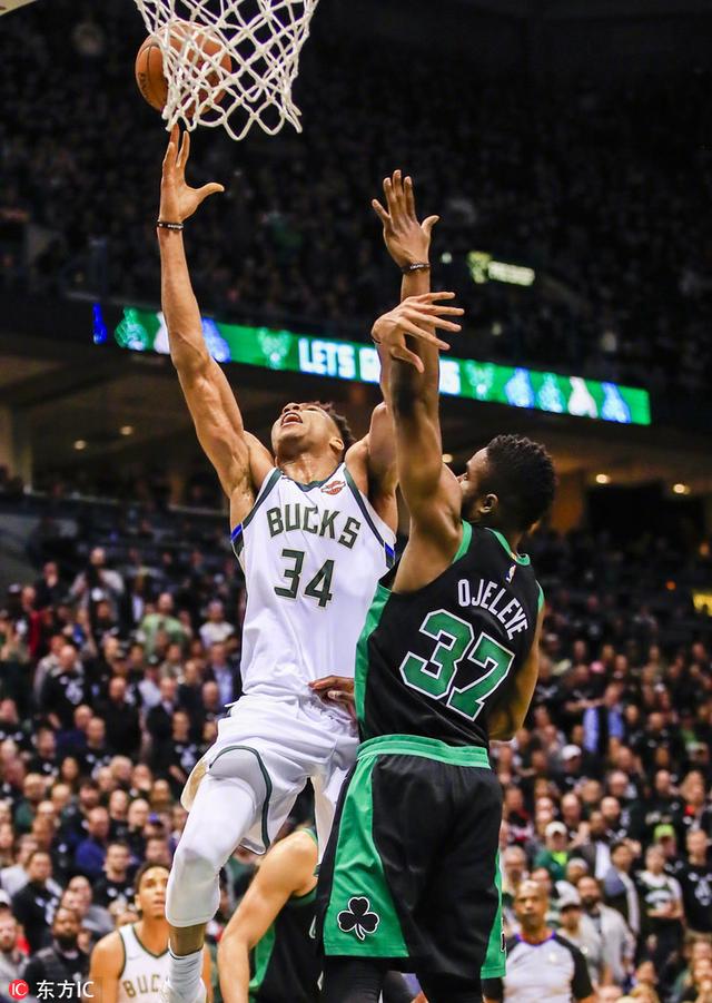  字母哥暴扣统治禁区雄鹿大胜绿军豪强